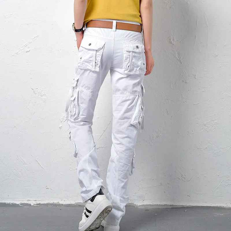 Military Combat Multi-pocket Straight Loose Cargo Pants