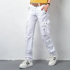 Military Combat Multi-pocket Straight Loose Cargo Pants