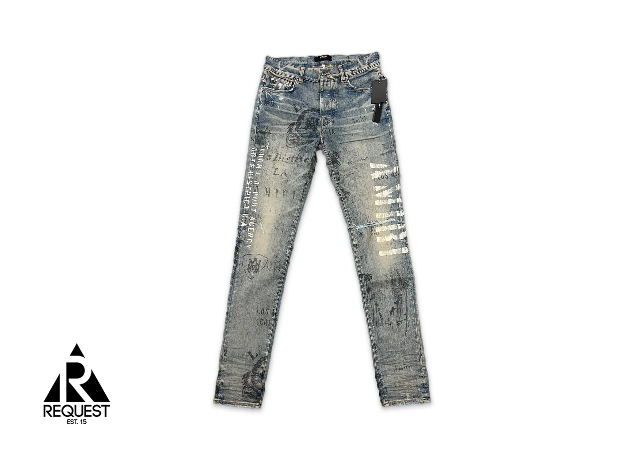 Military Stencil Denim "Clay Indigo"