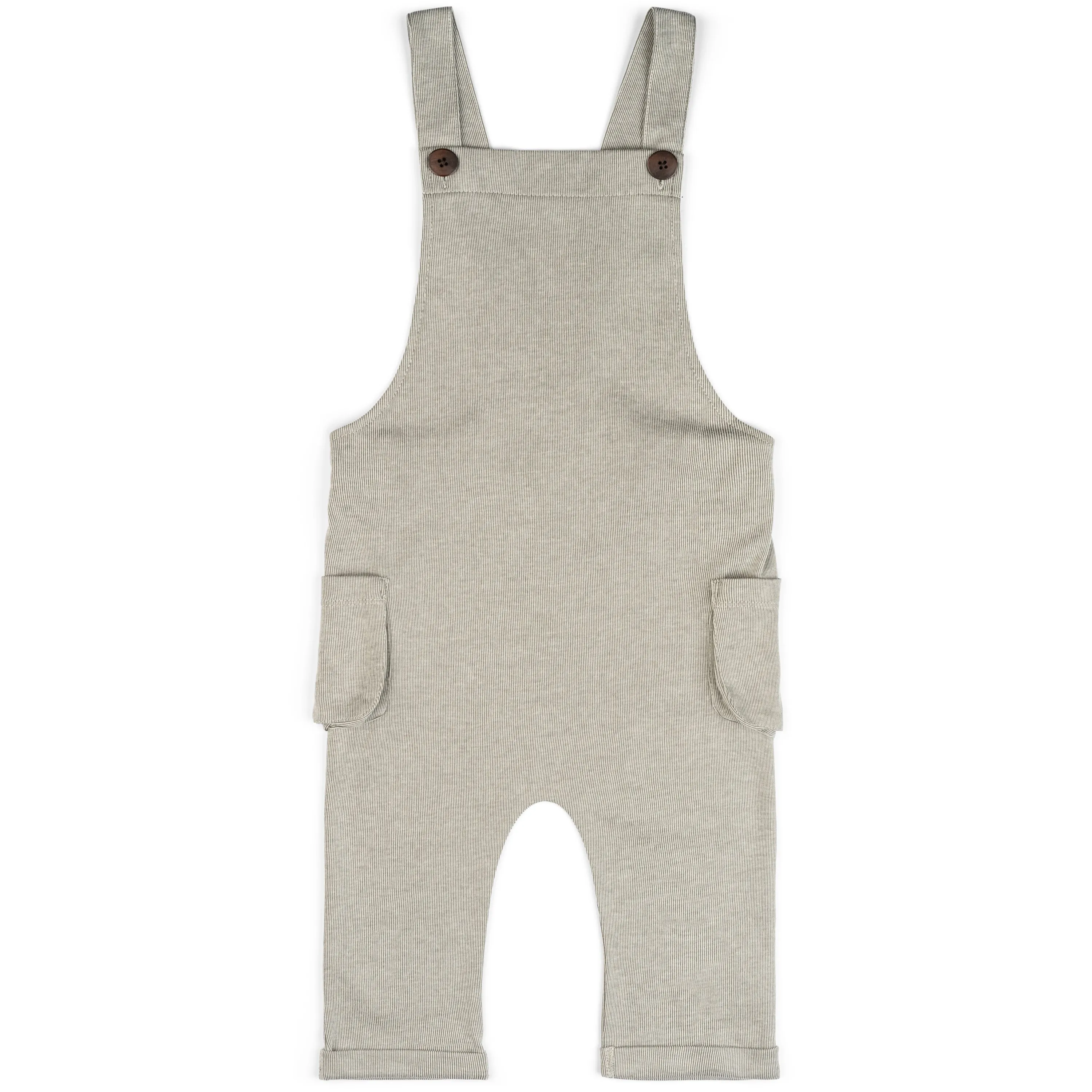 Milkbarn - Organic Overall - Grey Pinstripe