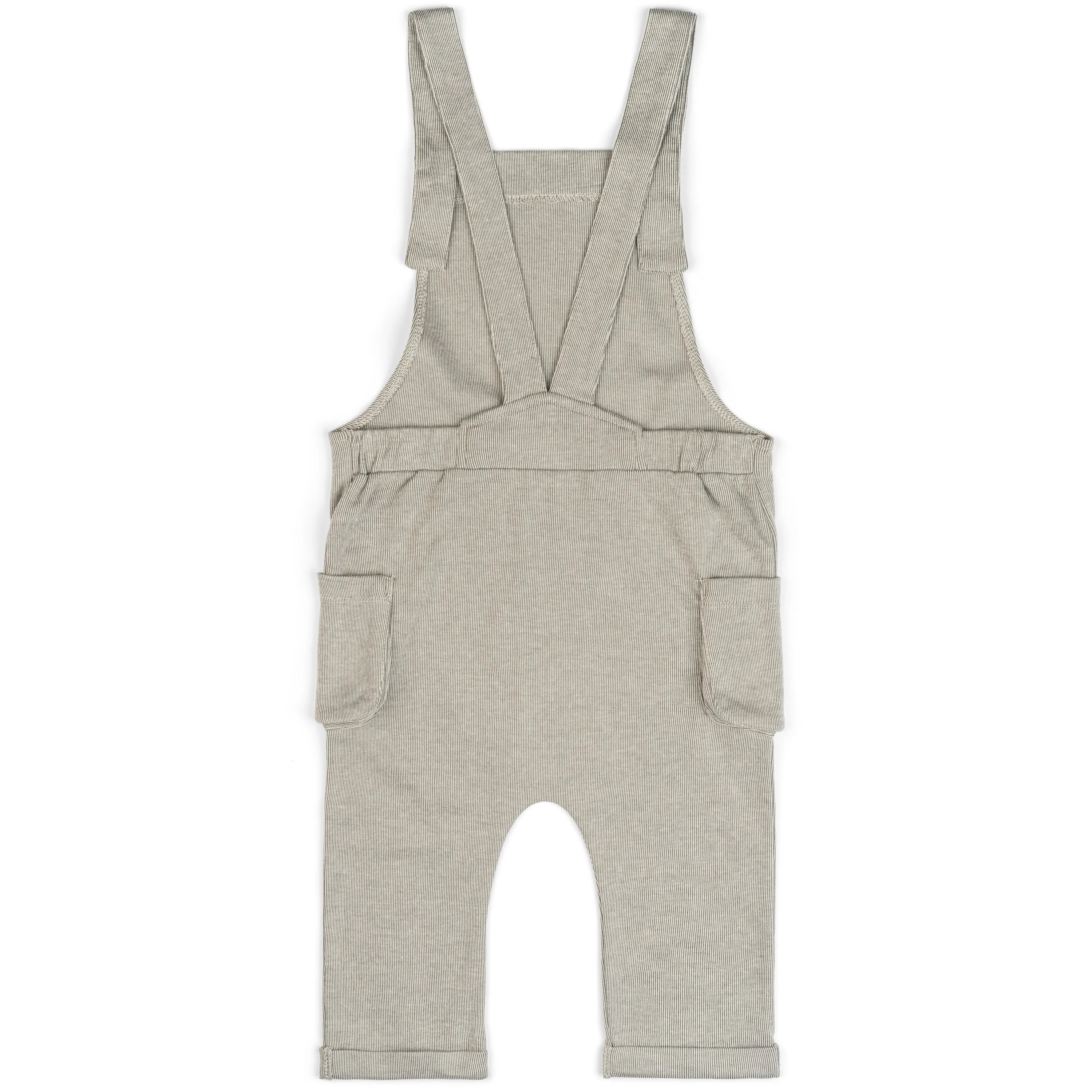 Milkbarn - Organic Overall - Grey Pinstripe
