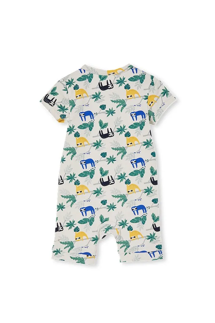 Milky | Sloth Romper Playsuit
