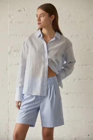 Modal Blue Blend Bermuda Shorts