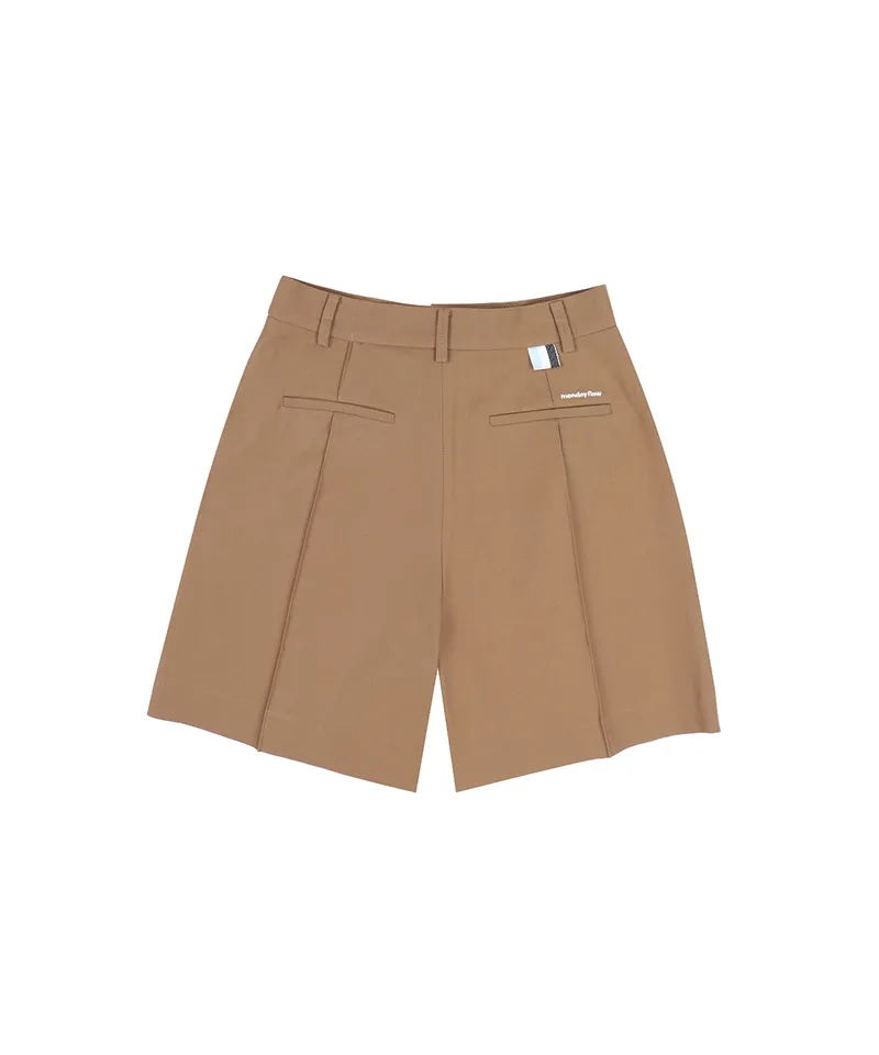 Monday Flow Kylie short Bermuda Pants - Brown