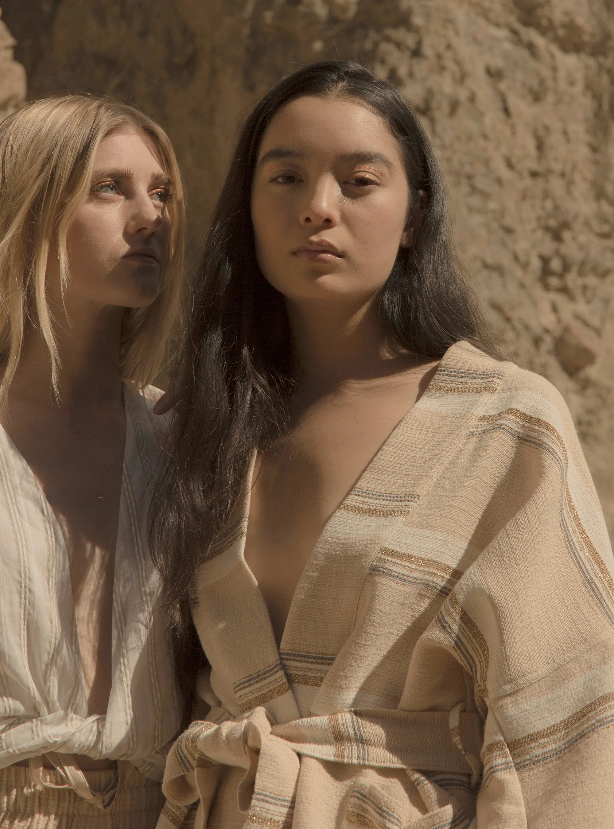 Monroe Striped Kimono