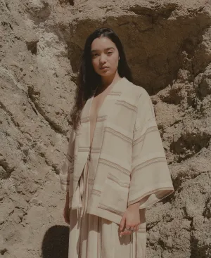 Monroe Striped Kimono