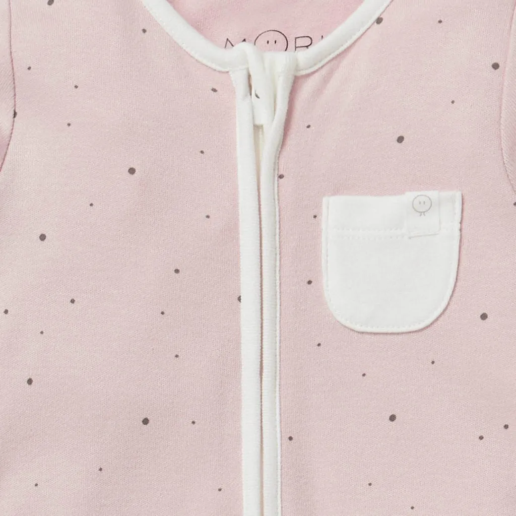 MORI Clever Zip Sleepsuit - Stardust