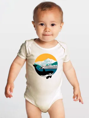Mountain & Ferry Organic Baby Onesie