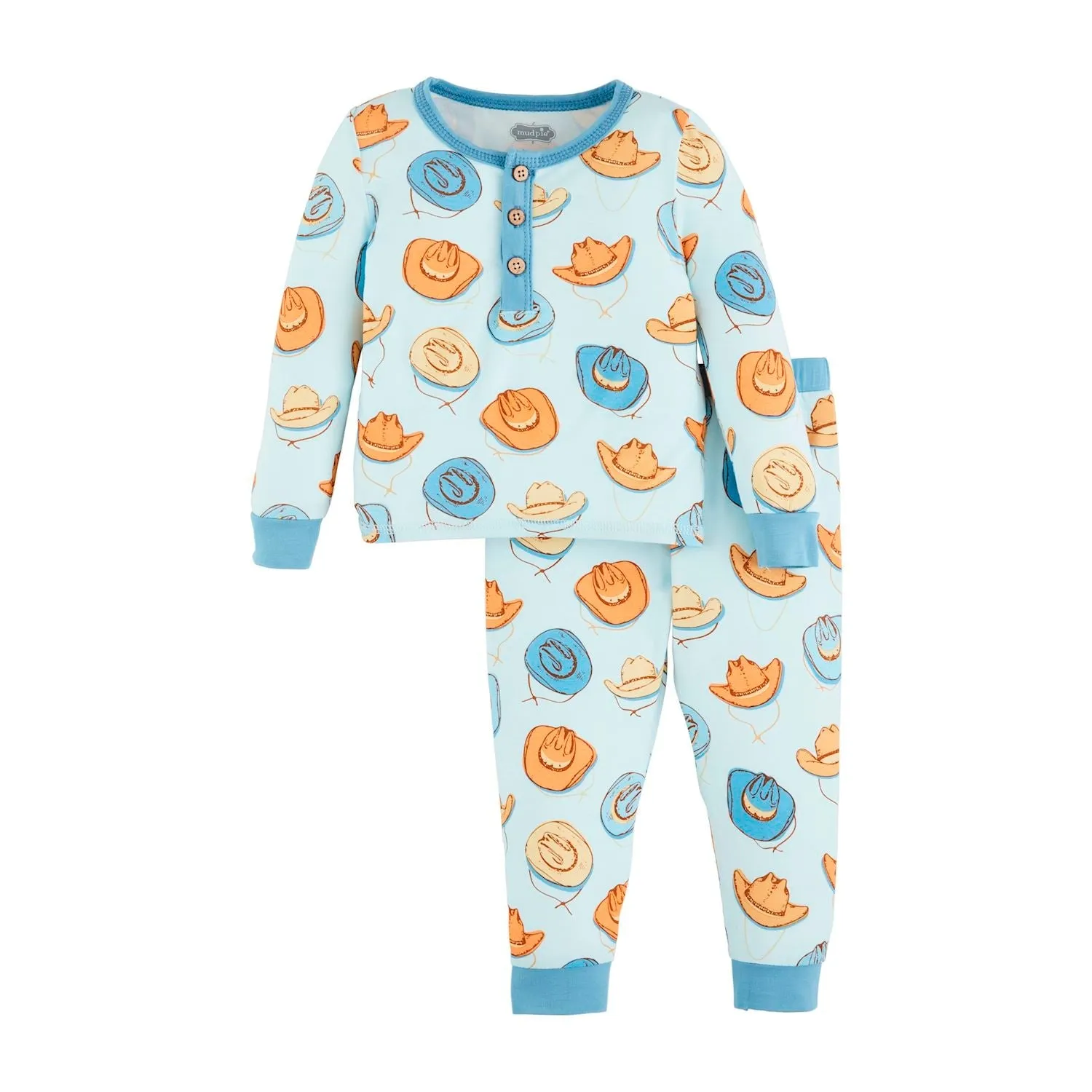 Mud Pie Cowboy Pajama Set