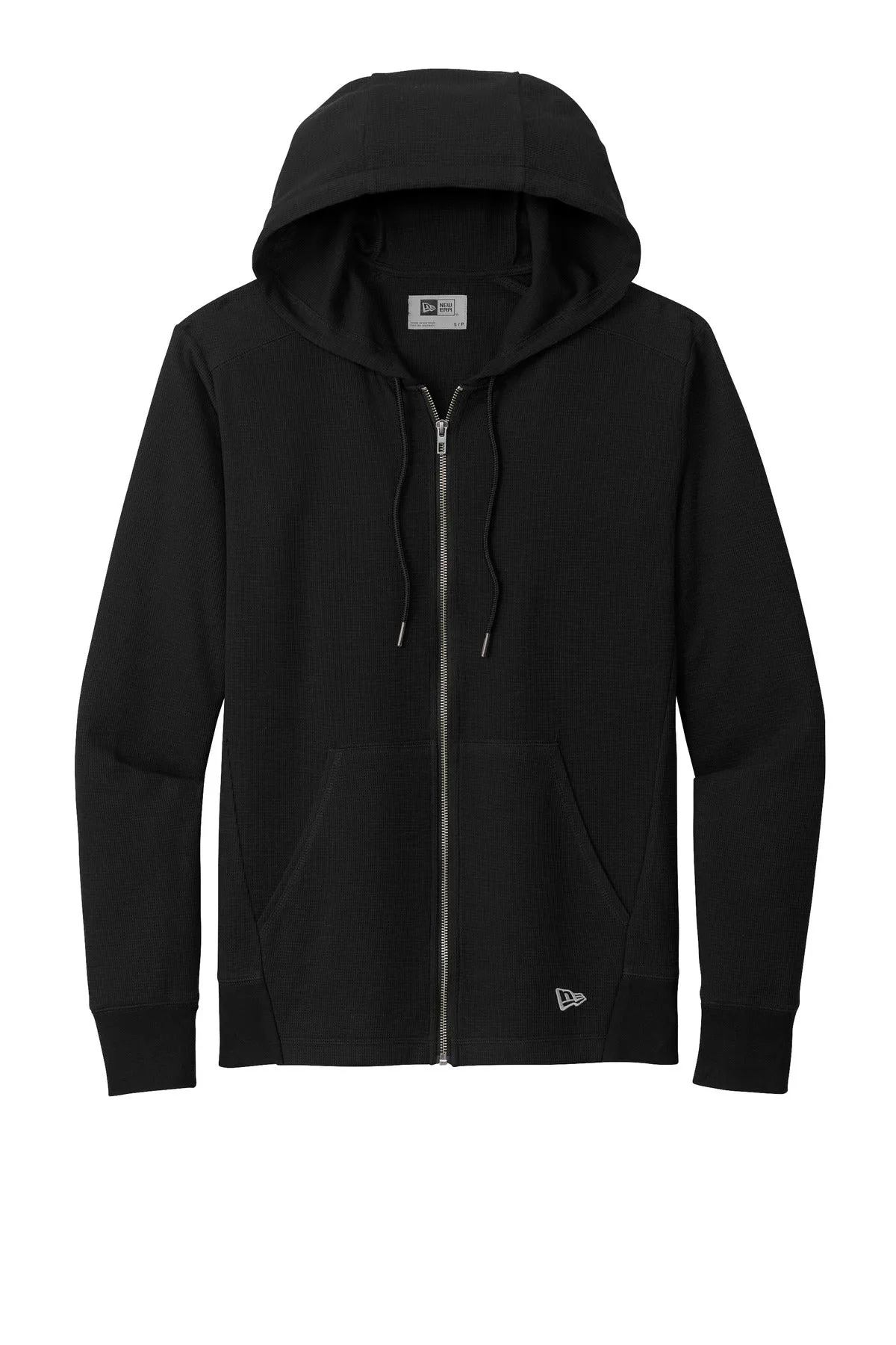 New Era Thermal Full-Zip Hoodie NEA141 Black