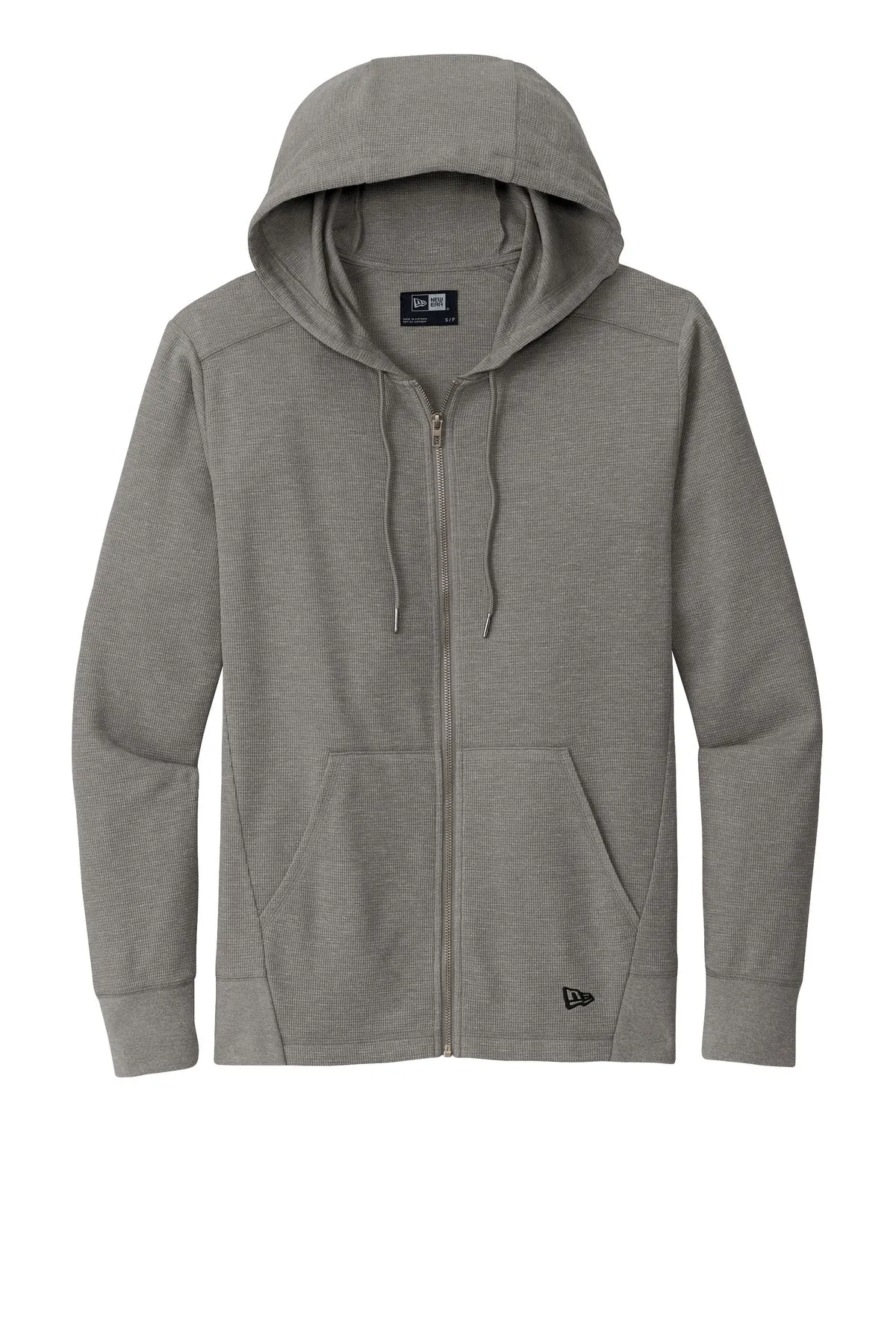New Era Thermal Full-Zip Hoodie NEA141 Shadow Grey Heather
