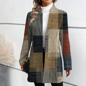 NEW Retails $114, Ertym Multicolour Print Outerwear Open Jacket, Sz L