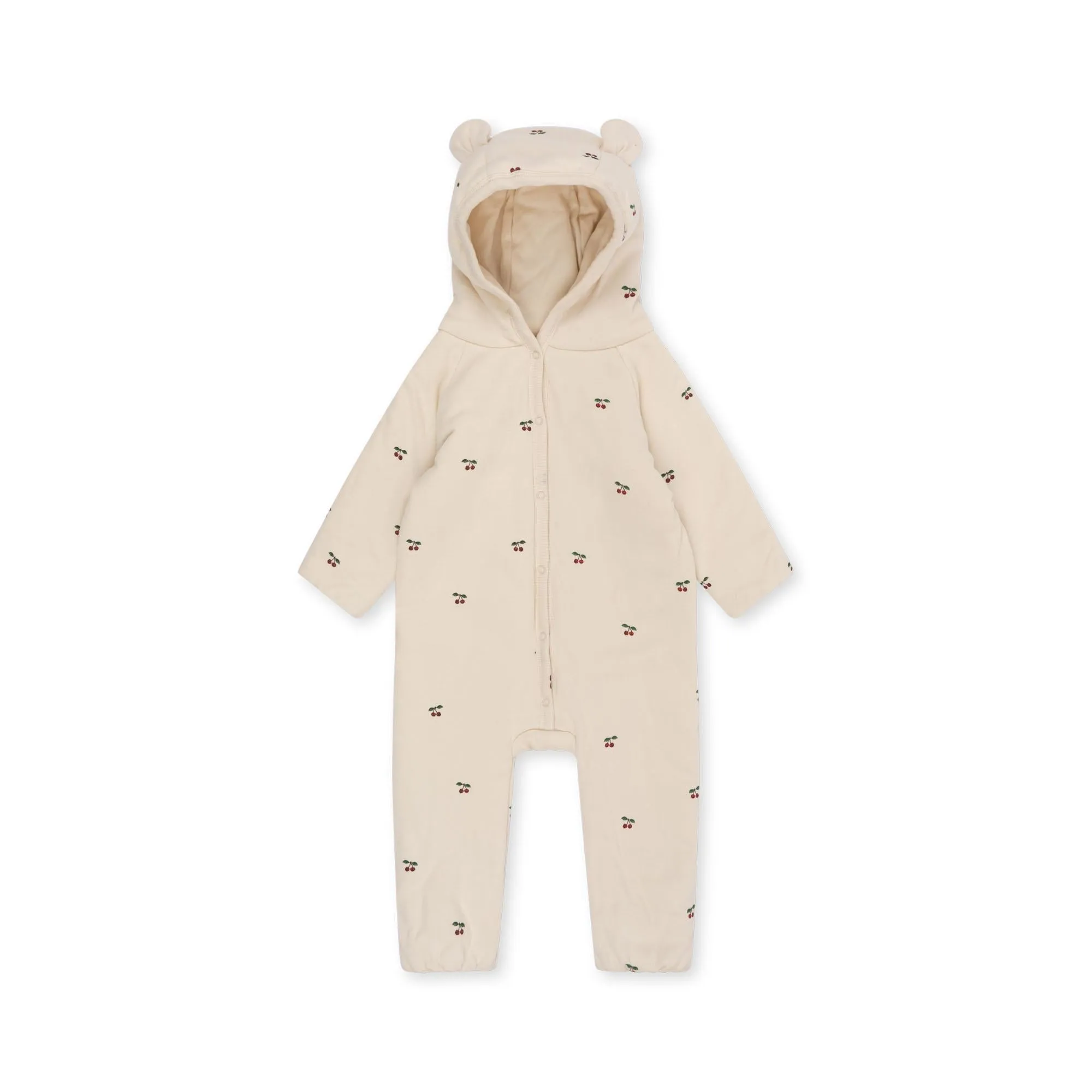Newborn Onesie with Hood, Cherry