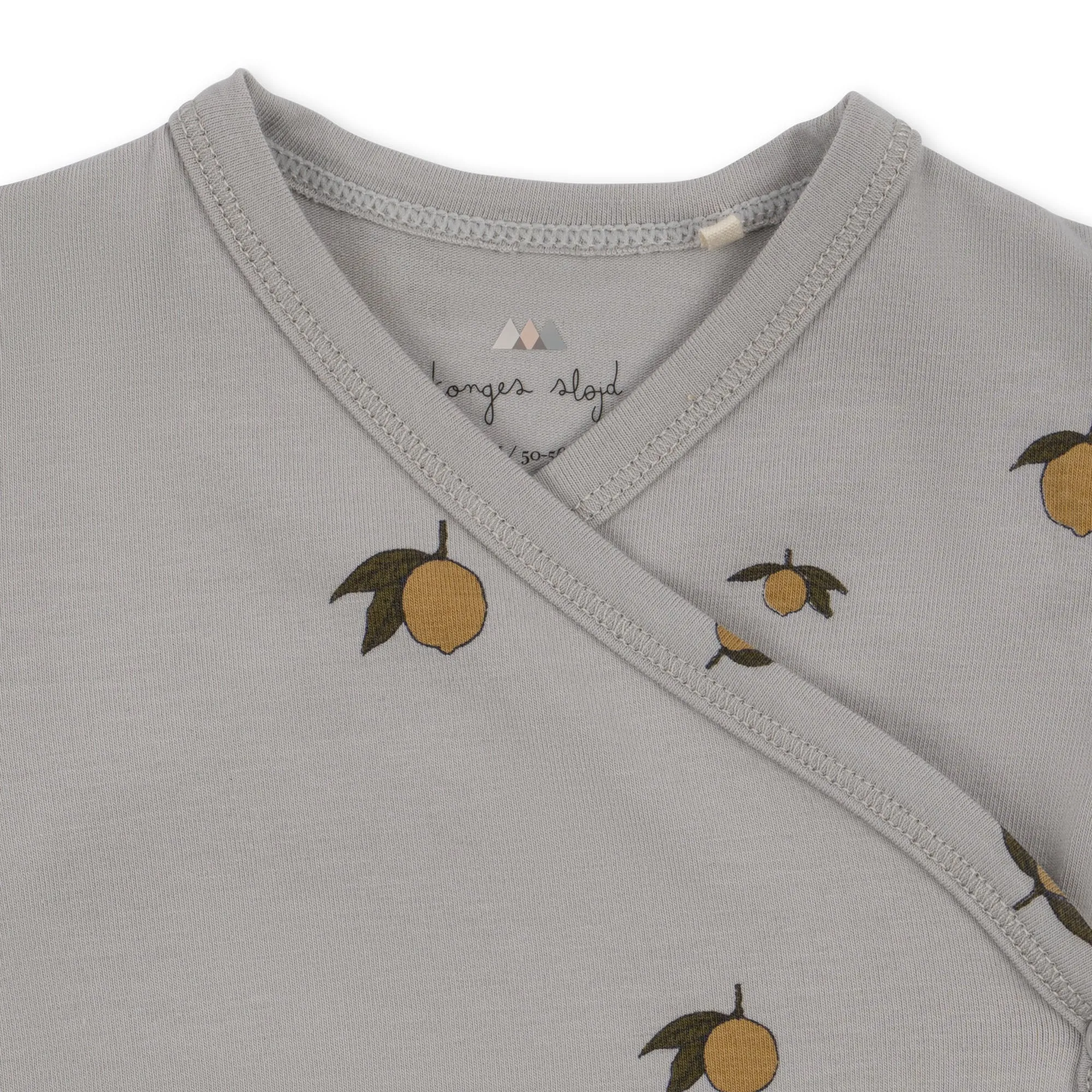 Newborn Organic Onesie, Lemon Harbor