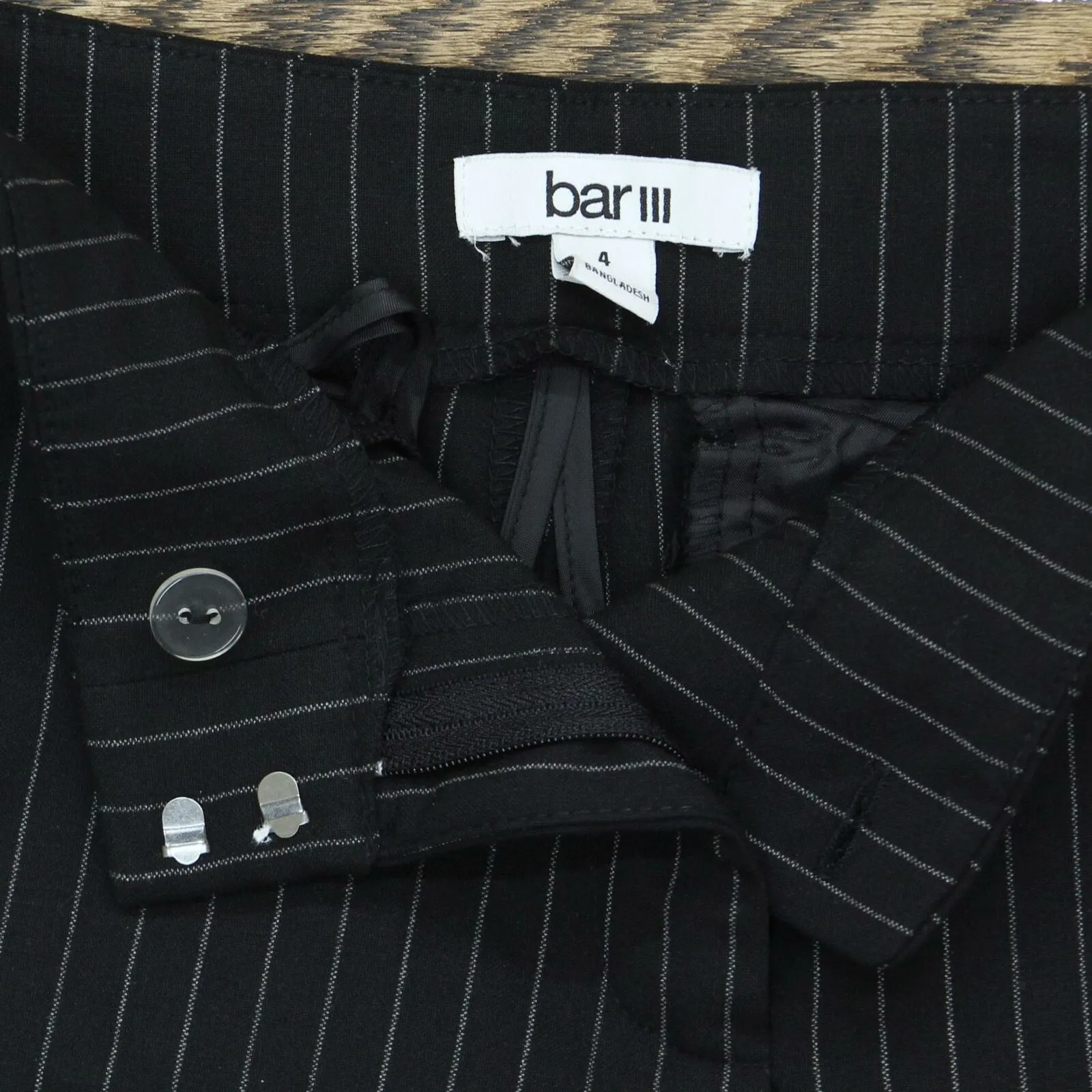 NWT Bar III Women's Pinstripe Skinny Pants. 10788052 4