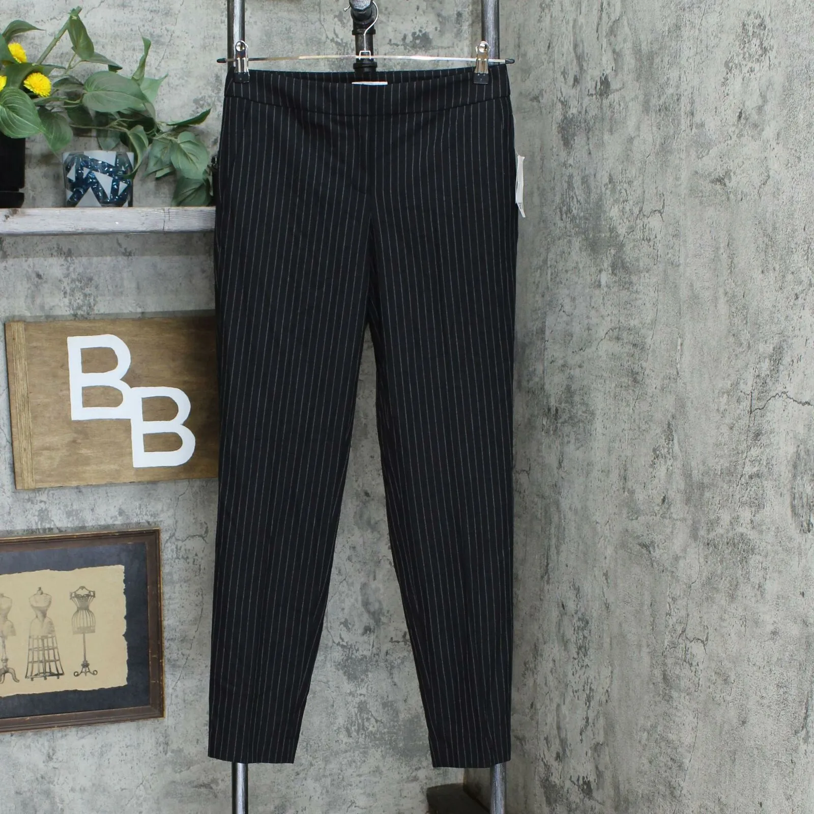 NWT Bar III Women's Pinstripe Skinny Pants. 10788052 4