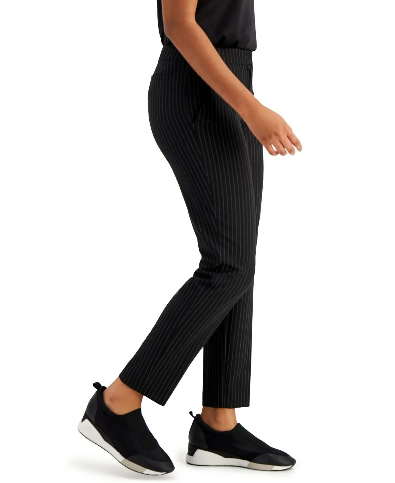 NWT Bar III Women's Pinstripe Skinny Pants. 10788052 4