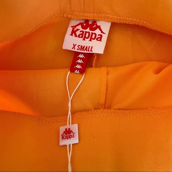 NWT Kappa Orange Bike Shorts