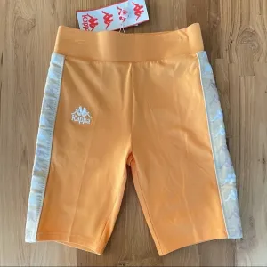 NWT Kappa Orange Bike Shorts