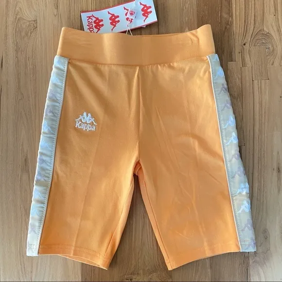 NWT Kappa Orange Bike Shorts