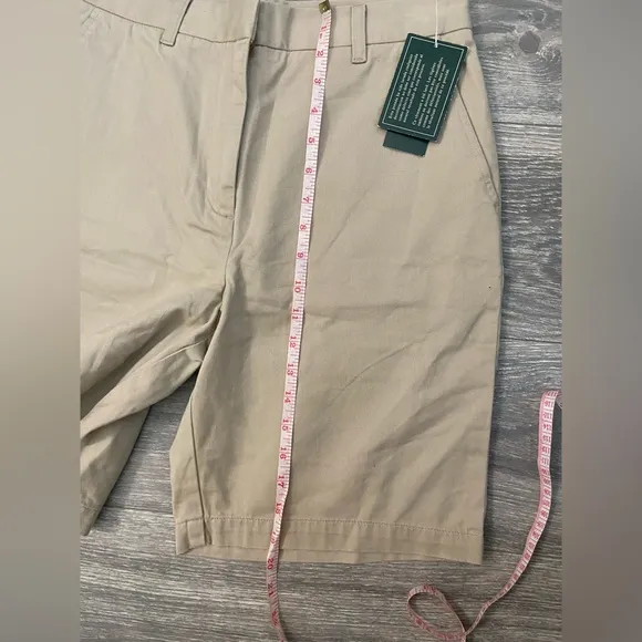 NWT, Lauren Ralph Lauren,  Khaki Bermuda Shorts Women’s Size 10P