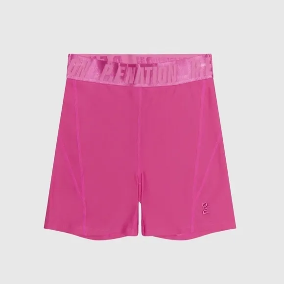 NWT P.E Nation Backcheck Bike Shorts in Raspberry Rose Pink