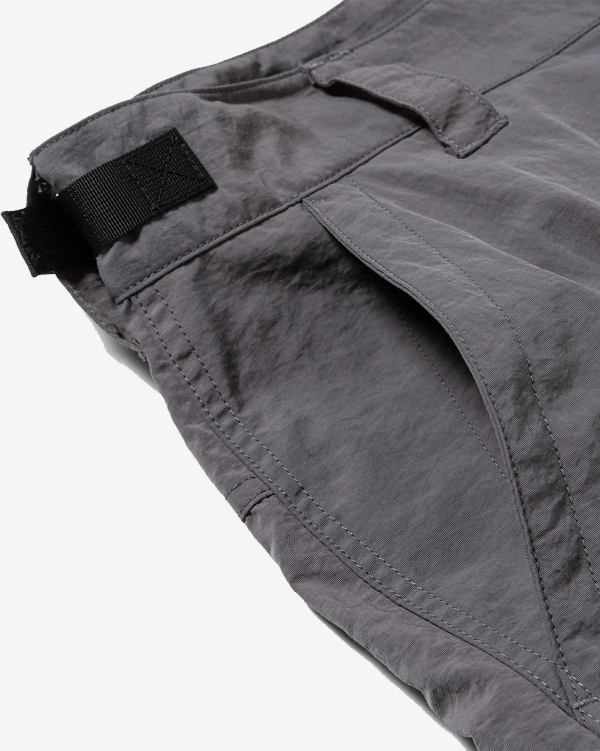 Nylon Luggage Cargo Pant - Grey