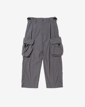 Nylon Luggage Cargo Pant - Grey