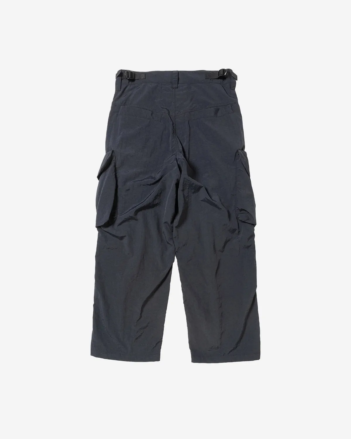 Nylon Luggage Cargo Pant - Off Black
