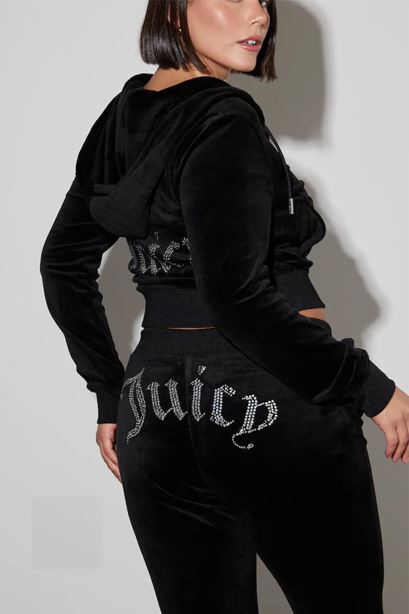 OG Big Bling Velour Track Pants