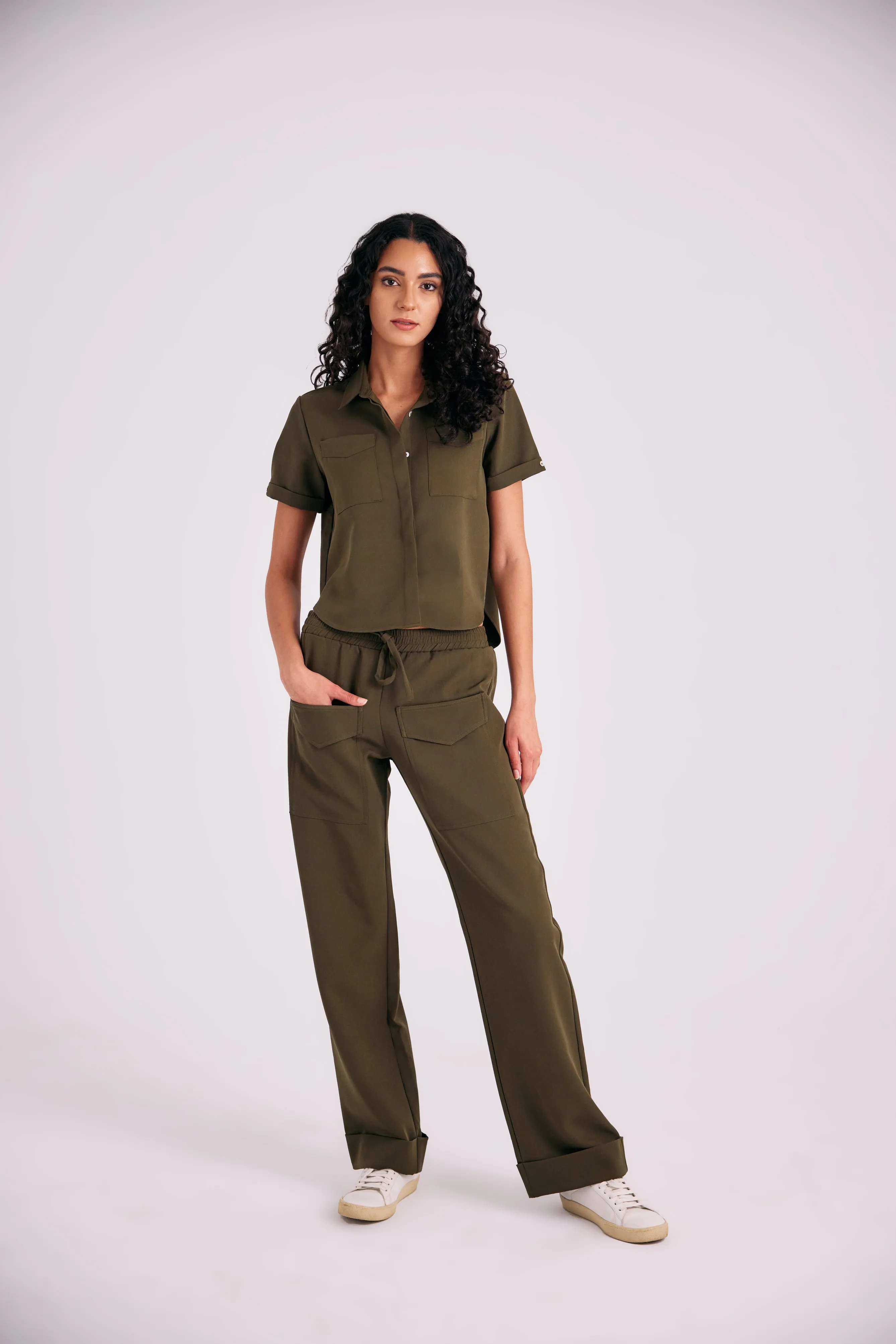 Olive green military Set