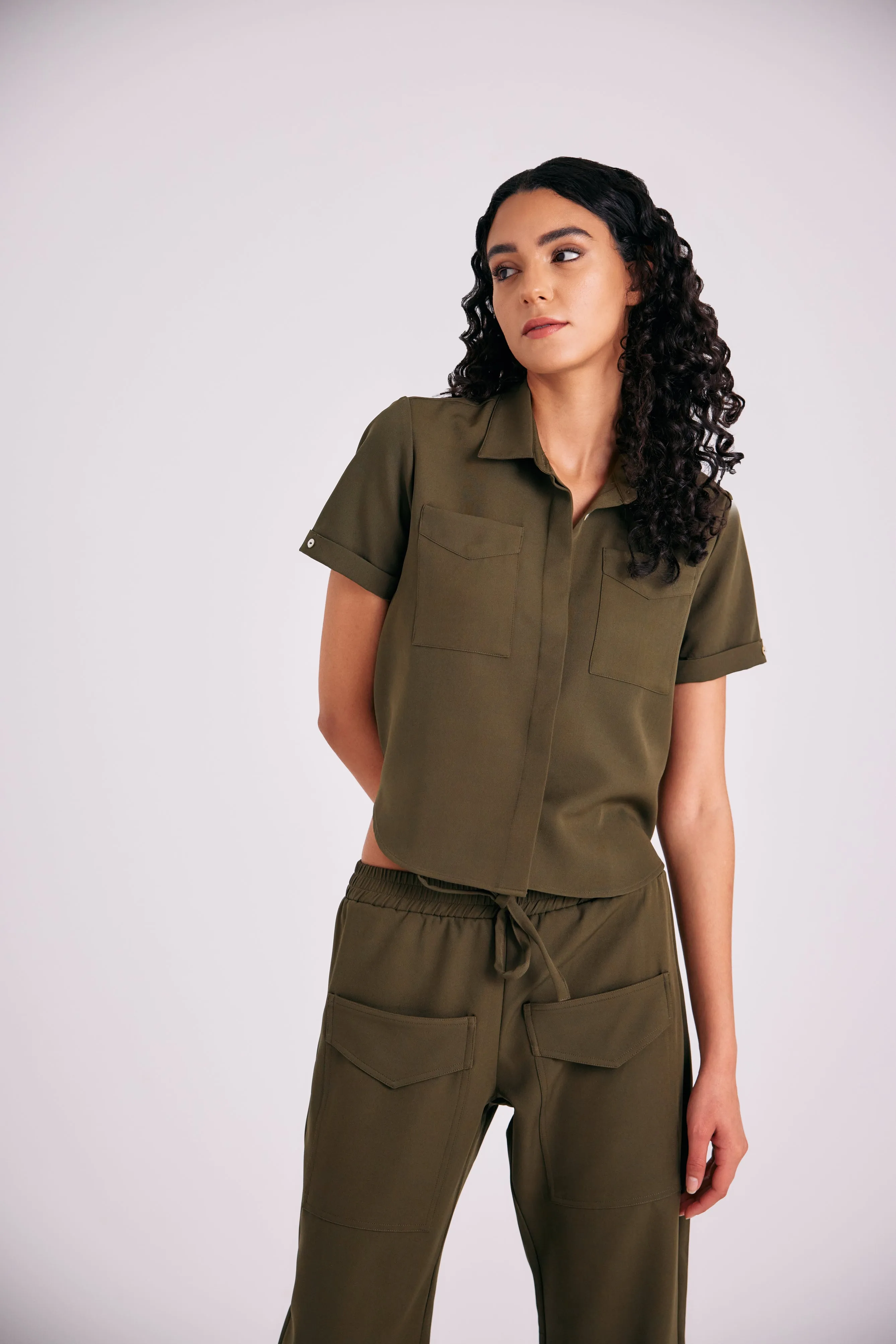 Olive green military Set