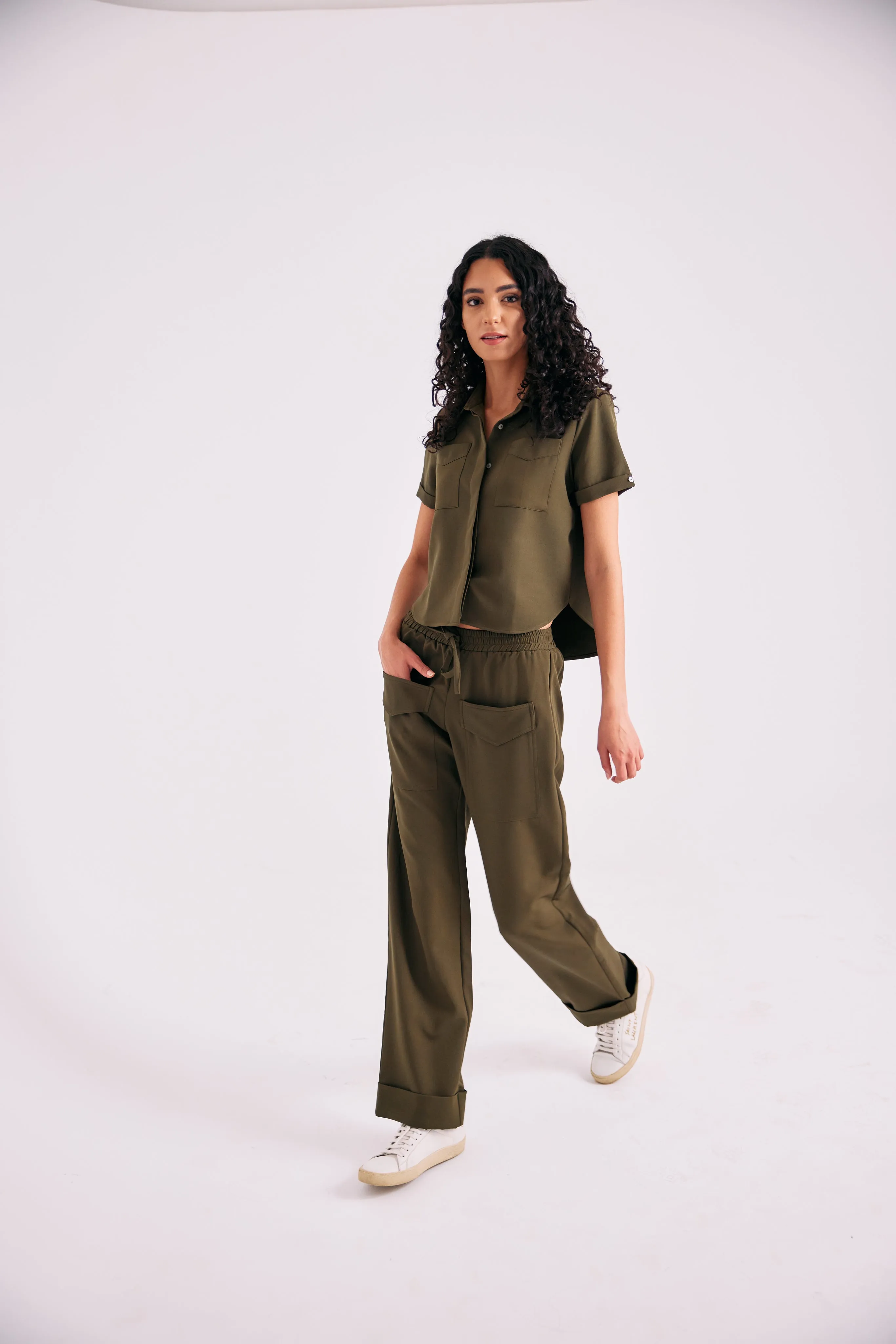 Olive green military Set