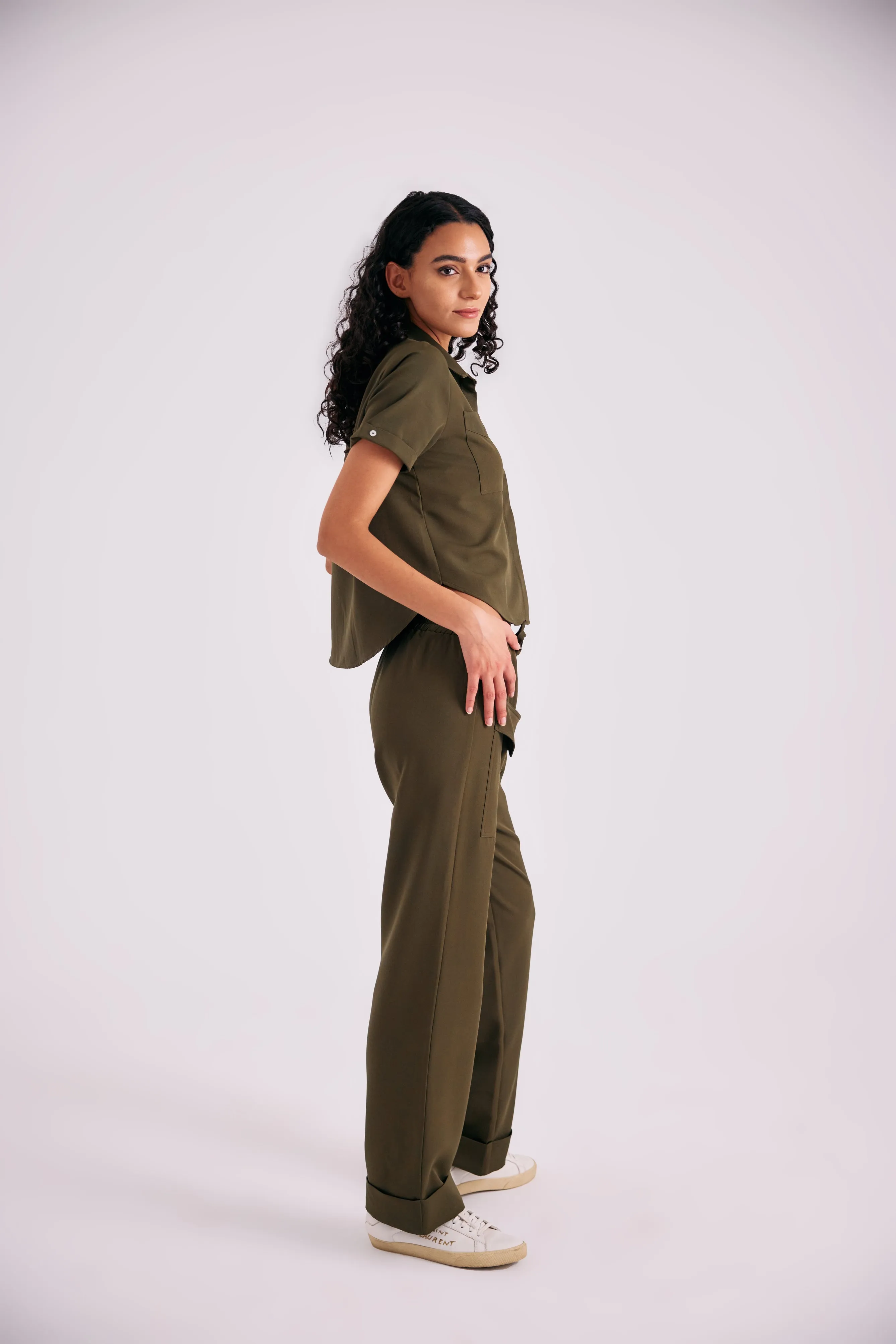 Olive green military Set