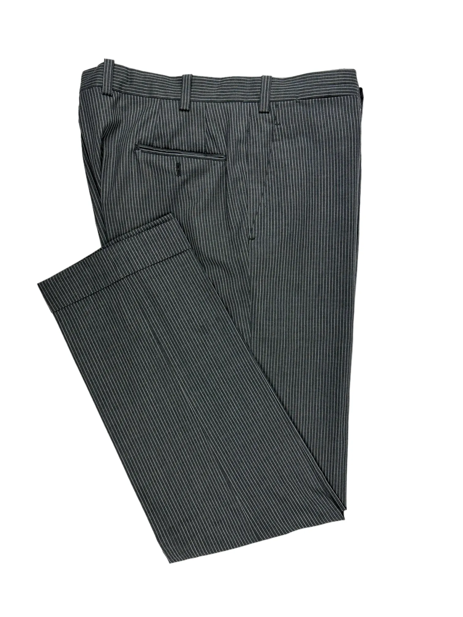 Orazio Luciano Grey Pinstripe Suit