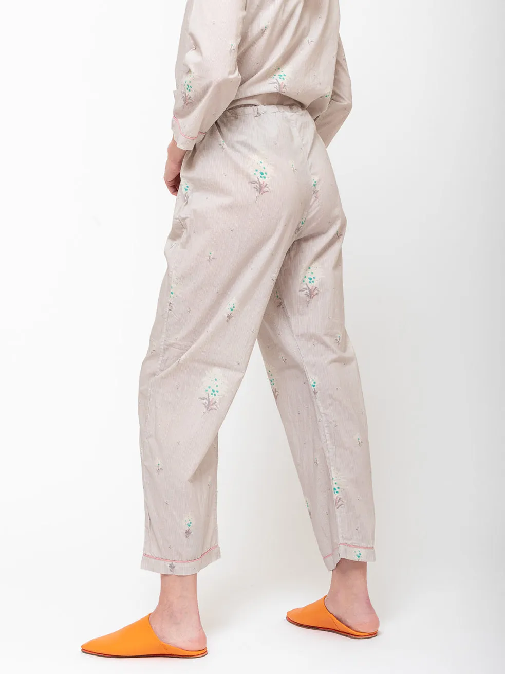 Organic Cotton Long Sleeve Pajamas - Alida Print