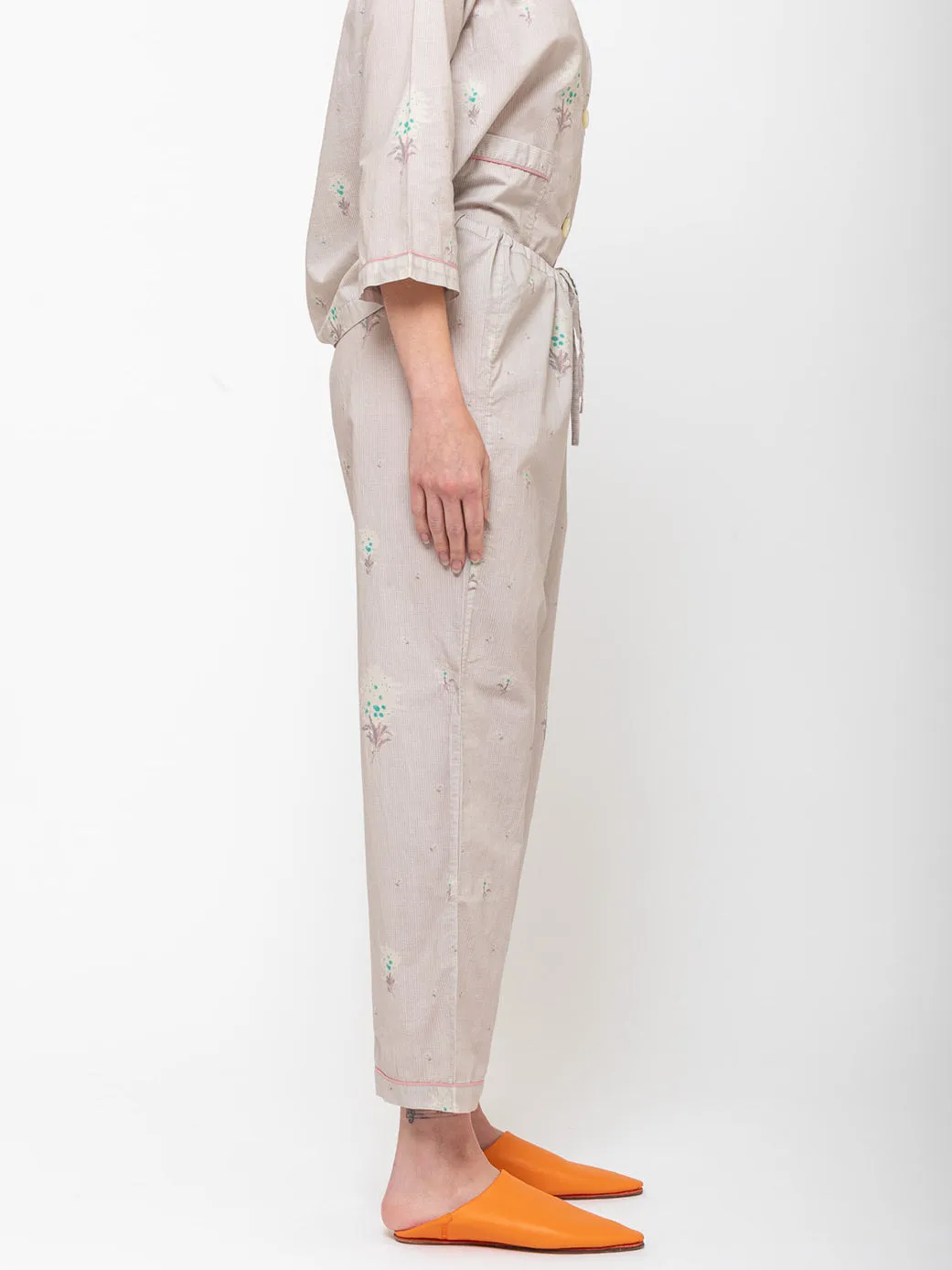 Organic Cotton Long Sleeve Pajamas - Alida Print