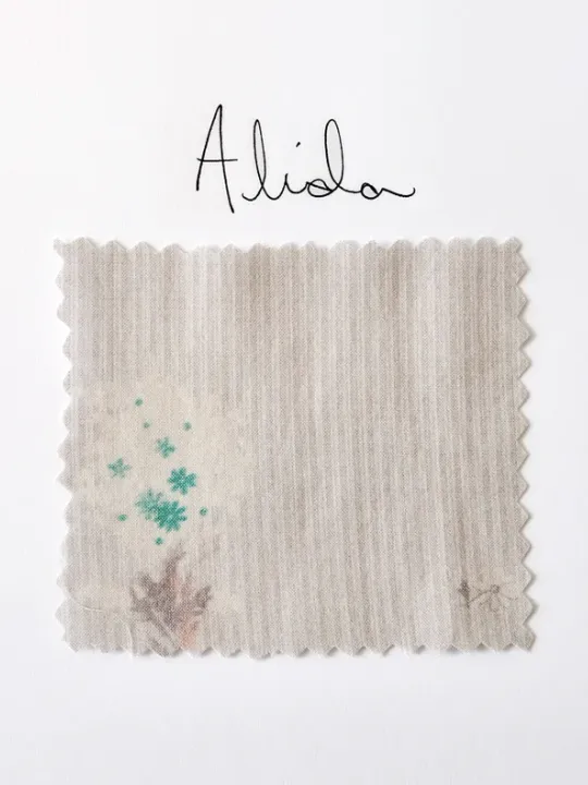 Organic Cotton Long Sleeve Pajamas - Alida Print