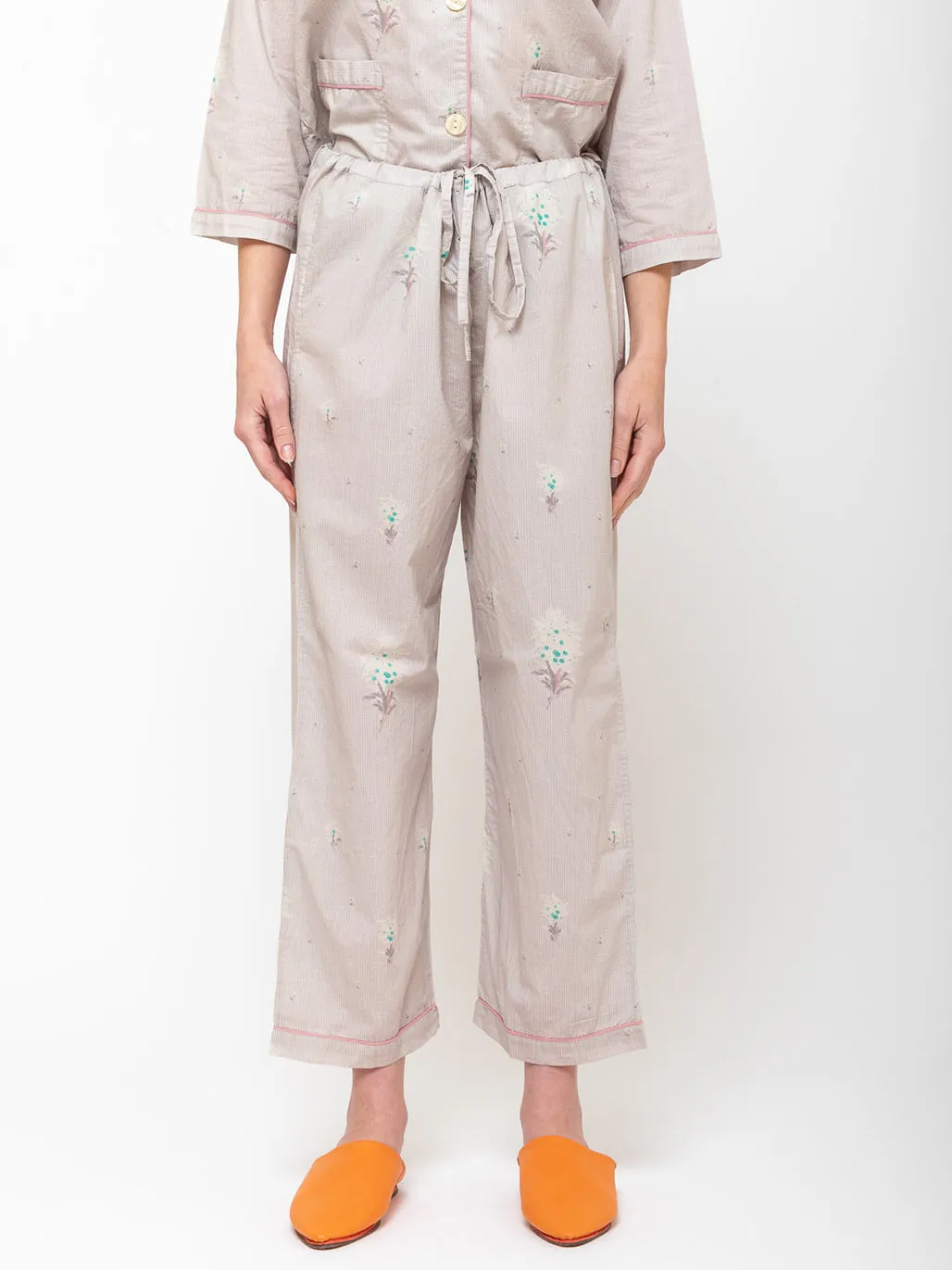Organic Cotton Long Sleeve Pajamas - Alida Print