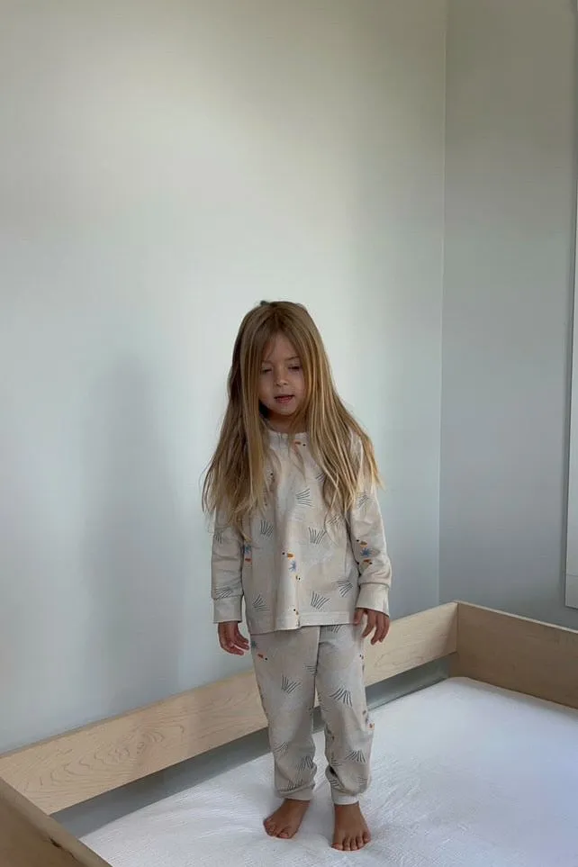 Organic cotton pj set - birdie