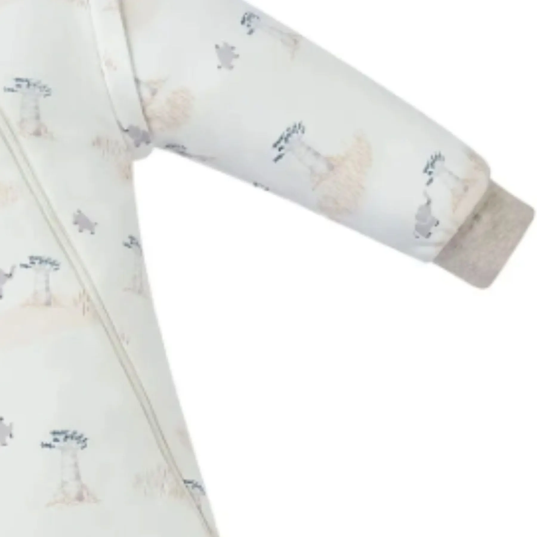Organic Cotton Removable Long Sleeve Sleep Bag 1.0 Tog