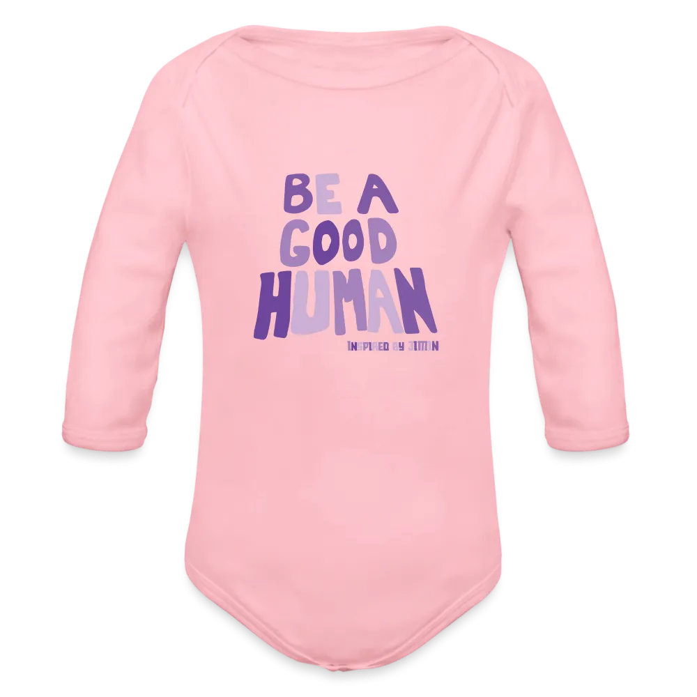 Organic Long Sleeve Baby Bodysuit