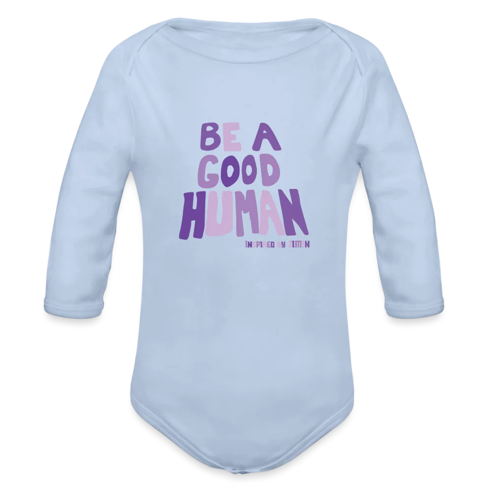 Organic Long Sleeve Baby Bodysuit
