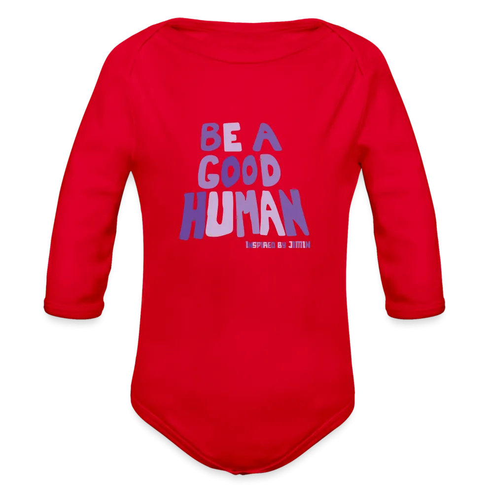 Organic Long Sleeve Baby Bodysuit