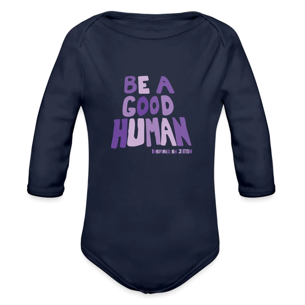 Organic Long Sleeve Baby Bodysuit