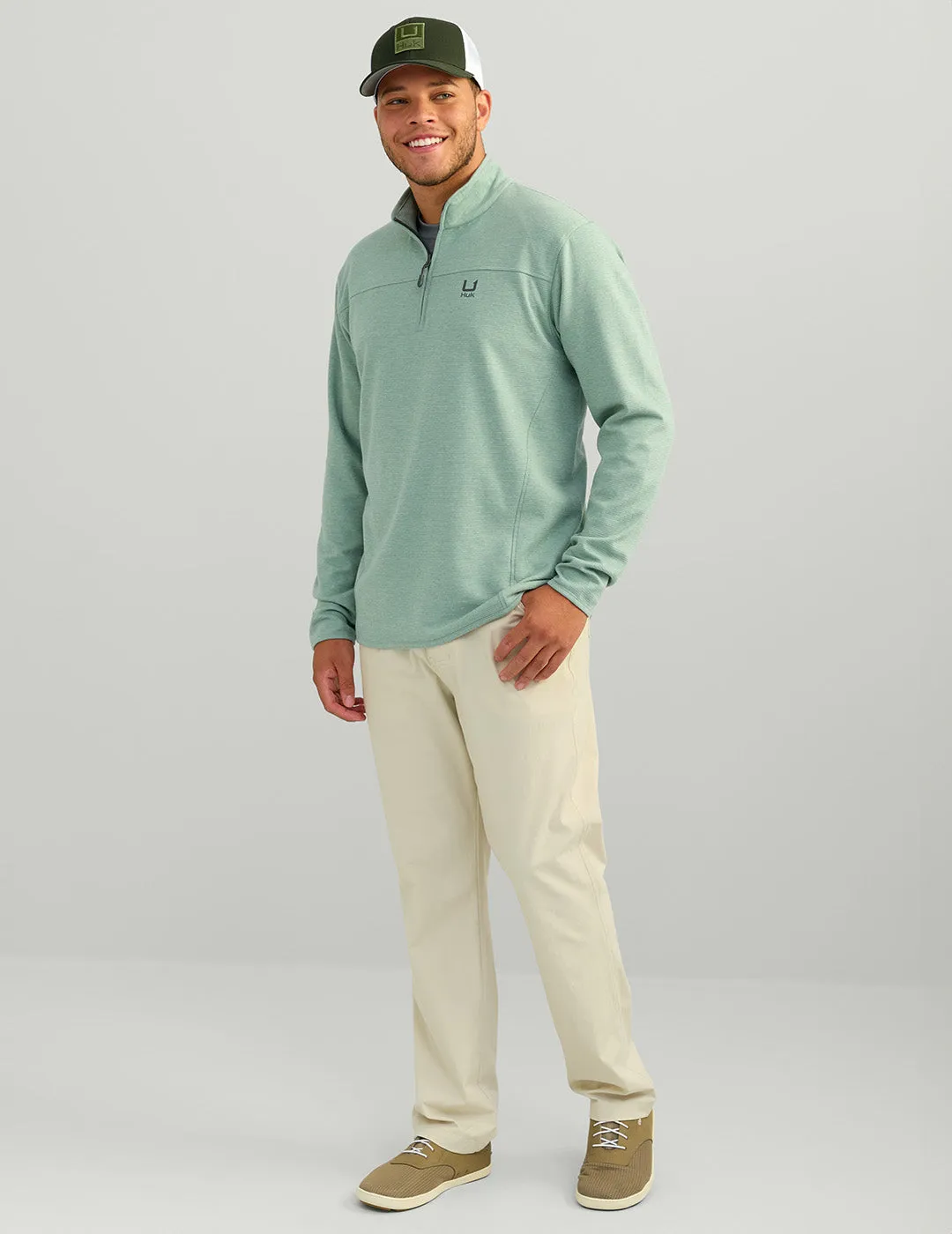 Ottoman Heather 1/4 Zip