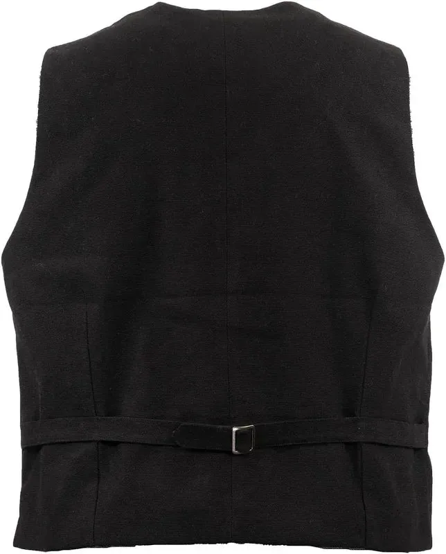 OUTBACK MEN'S SNAP FRONT VEST 29829BLK