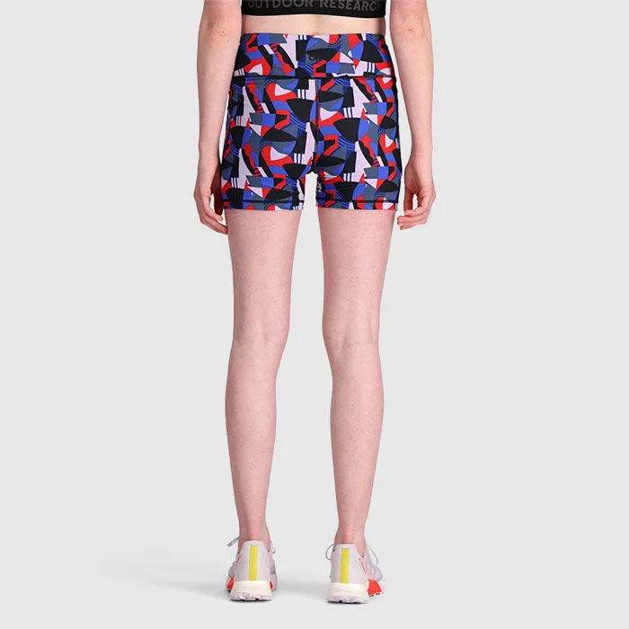 Outdoor Research Ad-Vantage Printed Womens Shorts - 4 Inseam