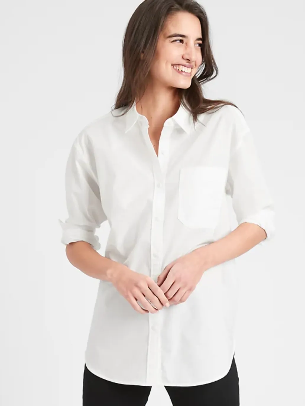 Oversized Button-Down Shirt