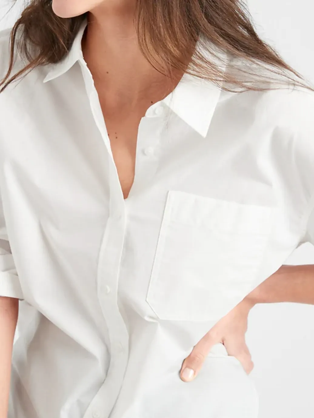 Oversized Button-Down Shirt